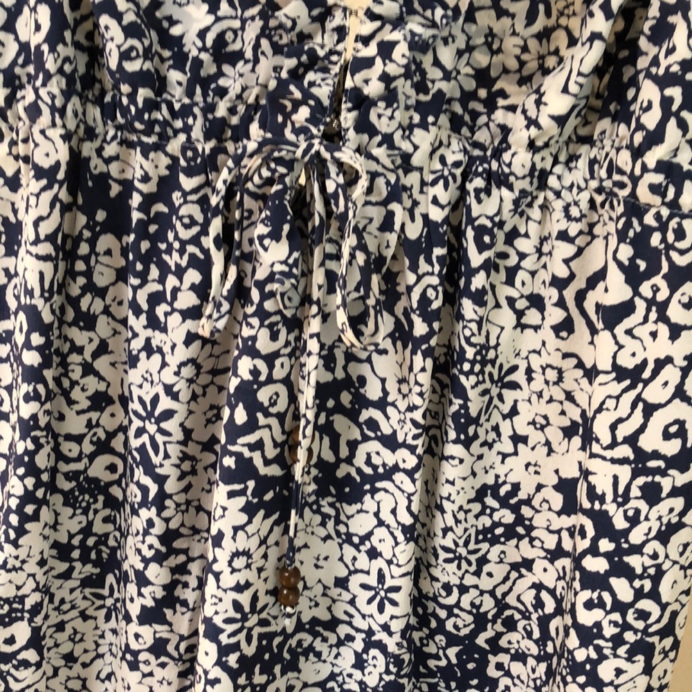 Joie silk blue & cream camisole - Picture 3 of 8